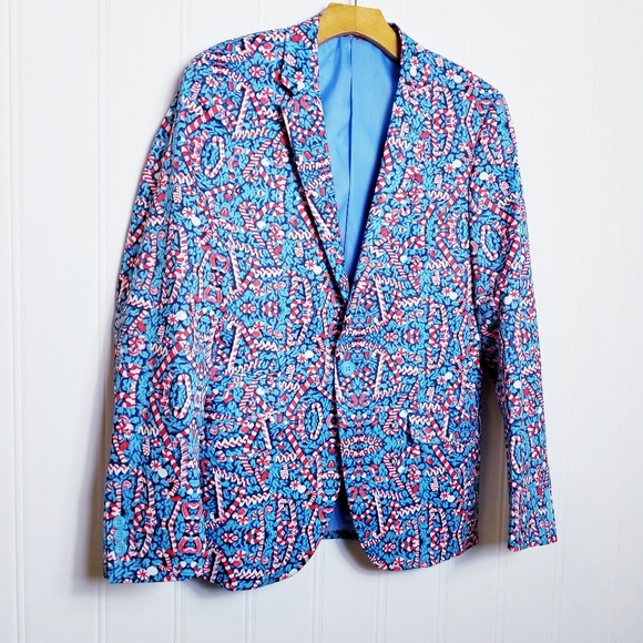 Suslo  Couture Other - Suslo Couture Candy Cane Christmas Blazer